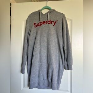 Superdry gray sweater dress Size S